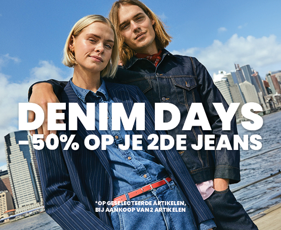 Denim Days: -50% op je 2e jeans voor heren en mannen bij ZEB