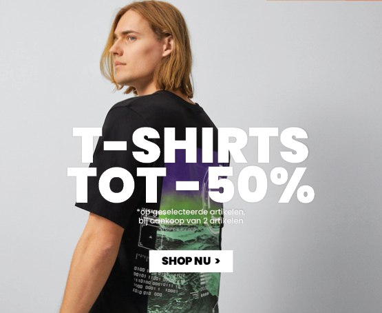 Kortingen tot -50% op T-shirts voor heren en mannen bij ZEB