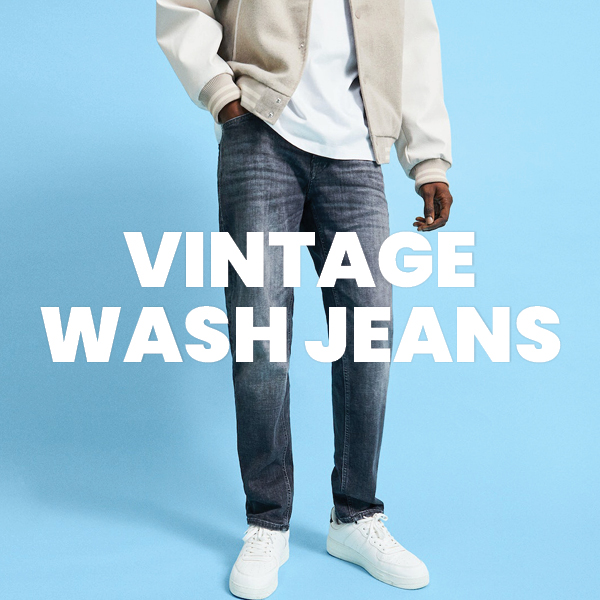 Ontdek de collectie van vintage wash jeans voor mannen, heren en jongens bij ZEB